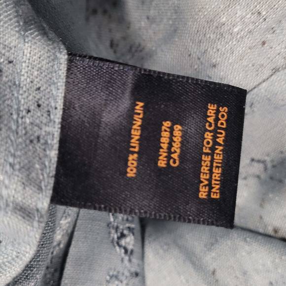 Good Man Brand SS Linen Flower Print Shirt - Picture 3 of 4